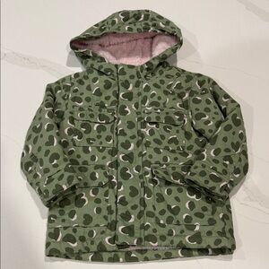 Cat & Jack Green Camo Kids Jacket